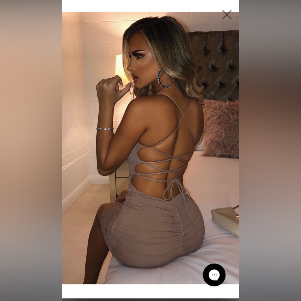 BABYBOO TATI MINI DRESS MOCHA